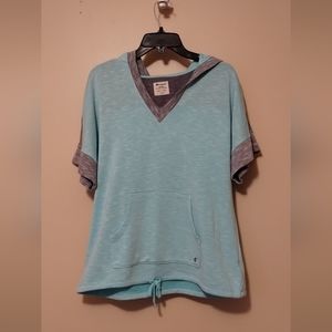 Women's Champion Hooded Sweater T-Shirt, Large